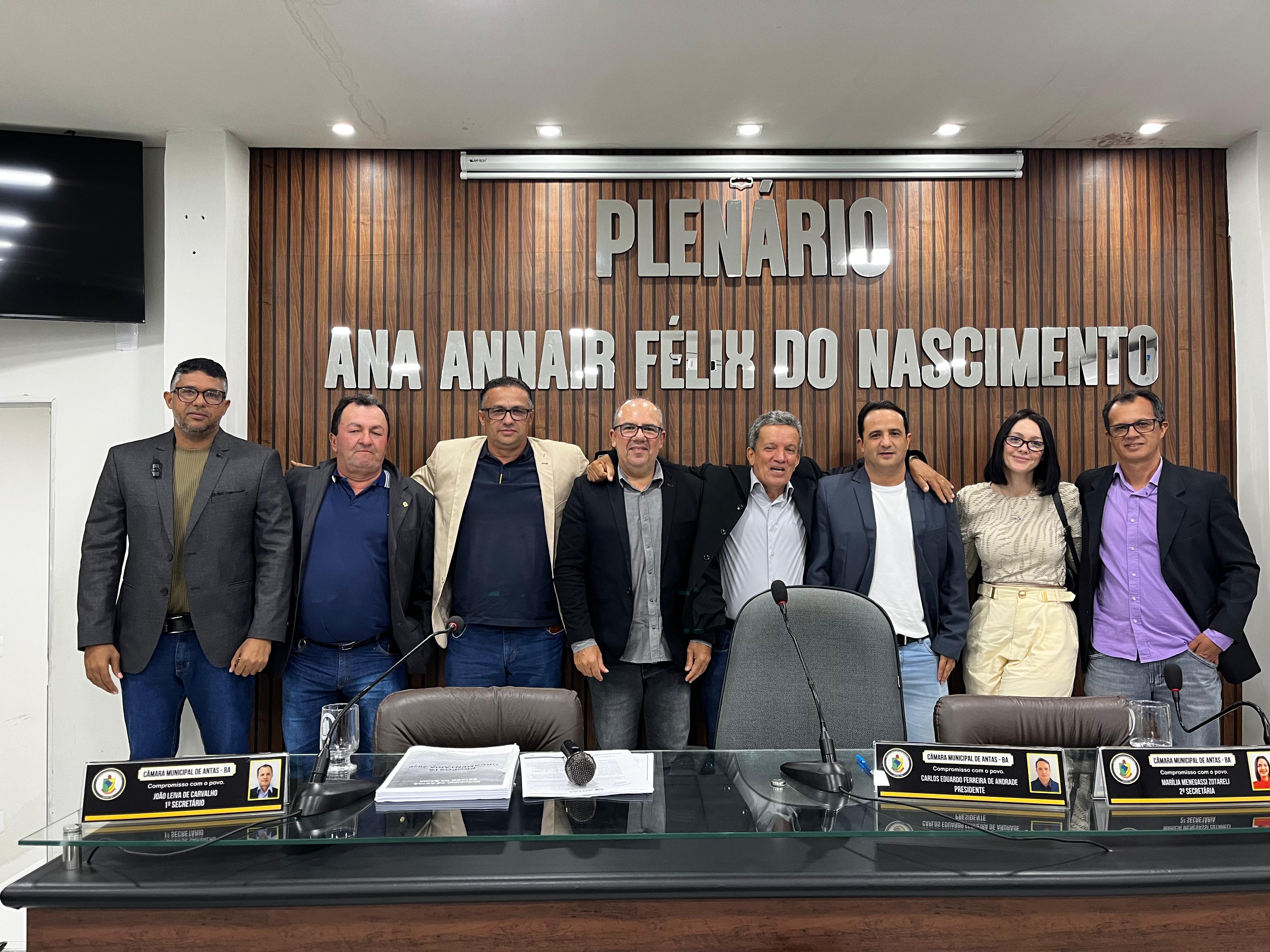 Câmara de Antas realiza 23ª Sessão Ordinária com destaque para projetos e ações municipais