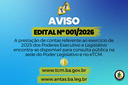 AVISO – Edital nº 1, de 9 de fevereiro de 2026