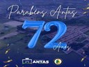 Parabéns Antas, pelos 72 anos de emancipação política e história