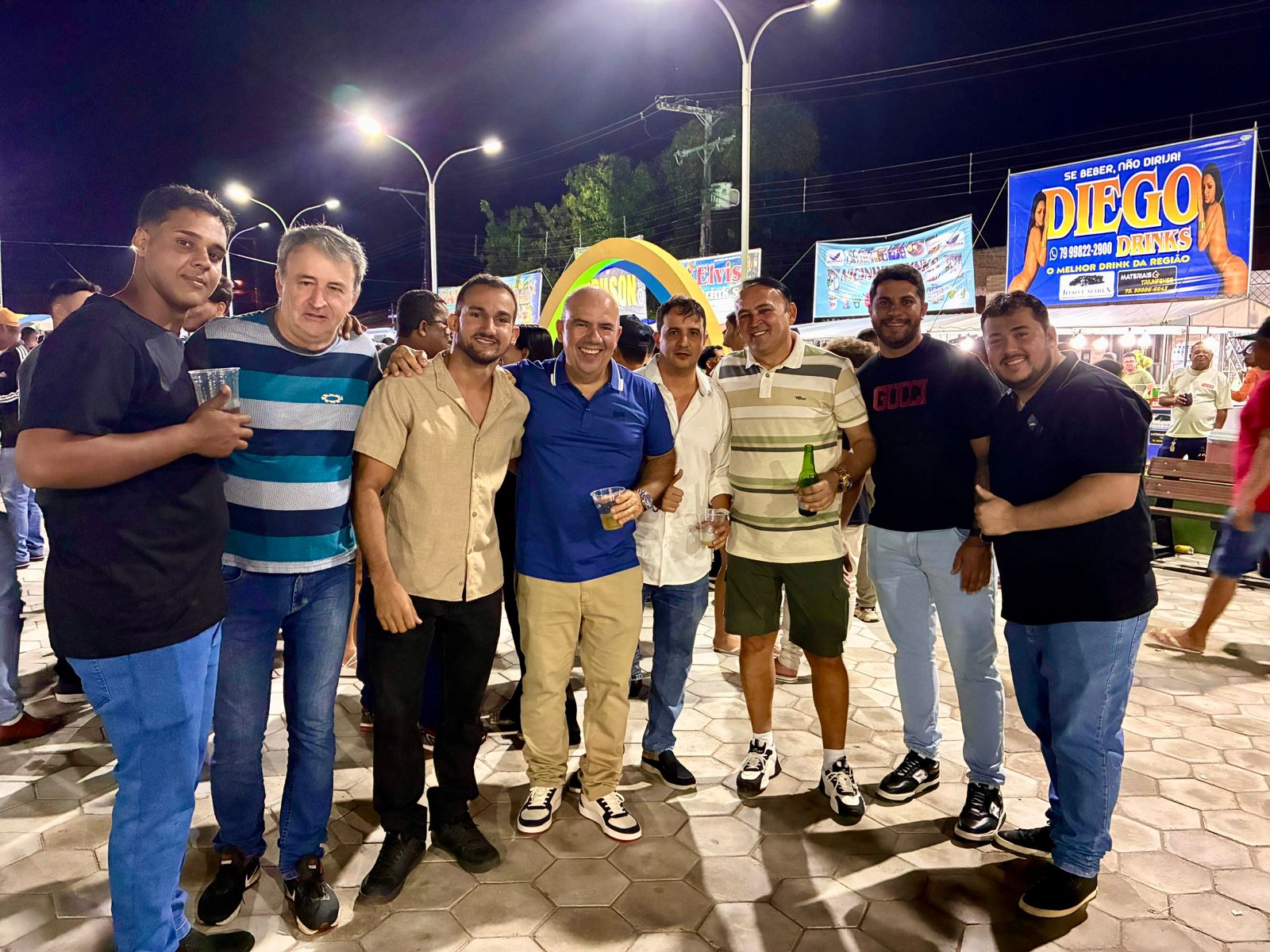 Representantes da Câmara Municipal de Antas prestigiam os festejos de Santa Tereza em Duas Serras
